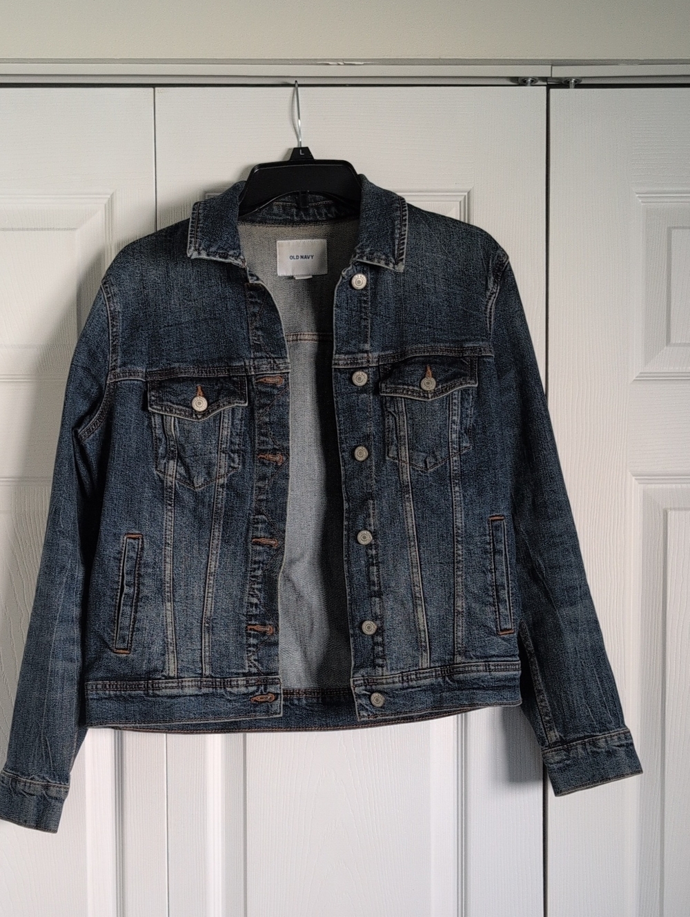 Old Navy Women's Dark Blue Denim Jacket